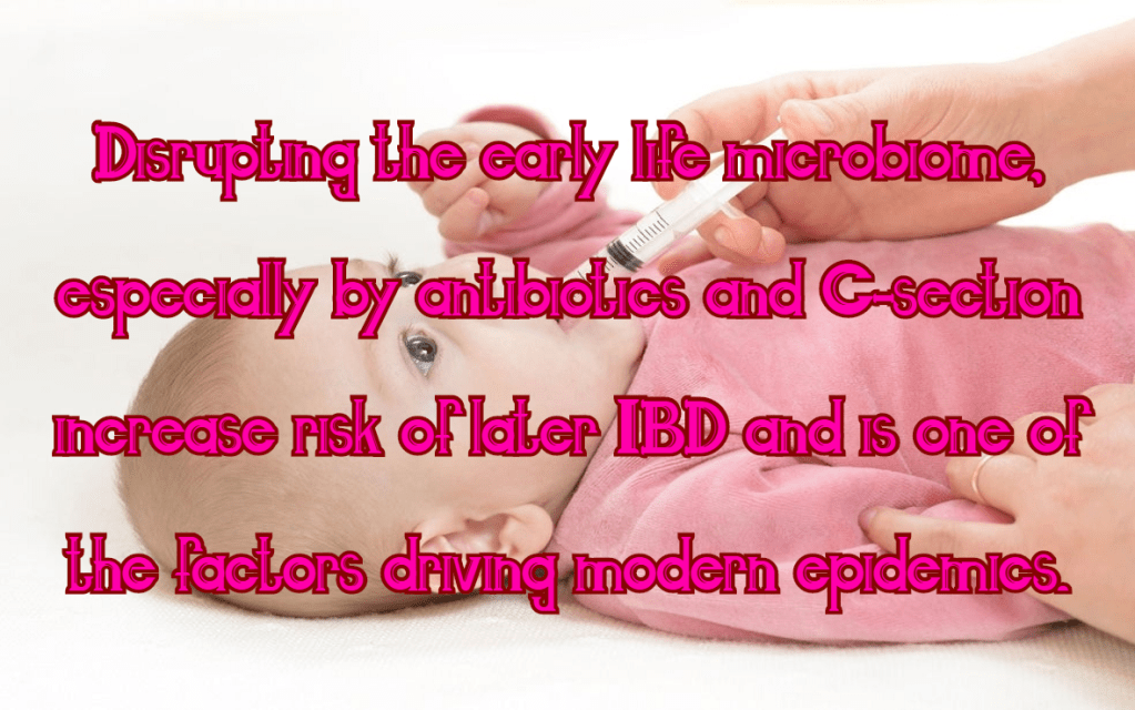 אנטיביוטיקה בהריון ובינקות – קרוהן&nbsp;וקוליטיס