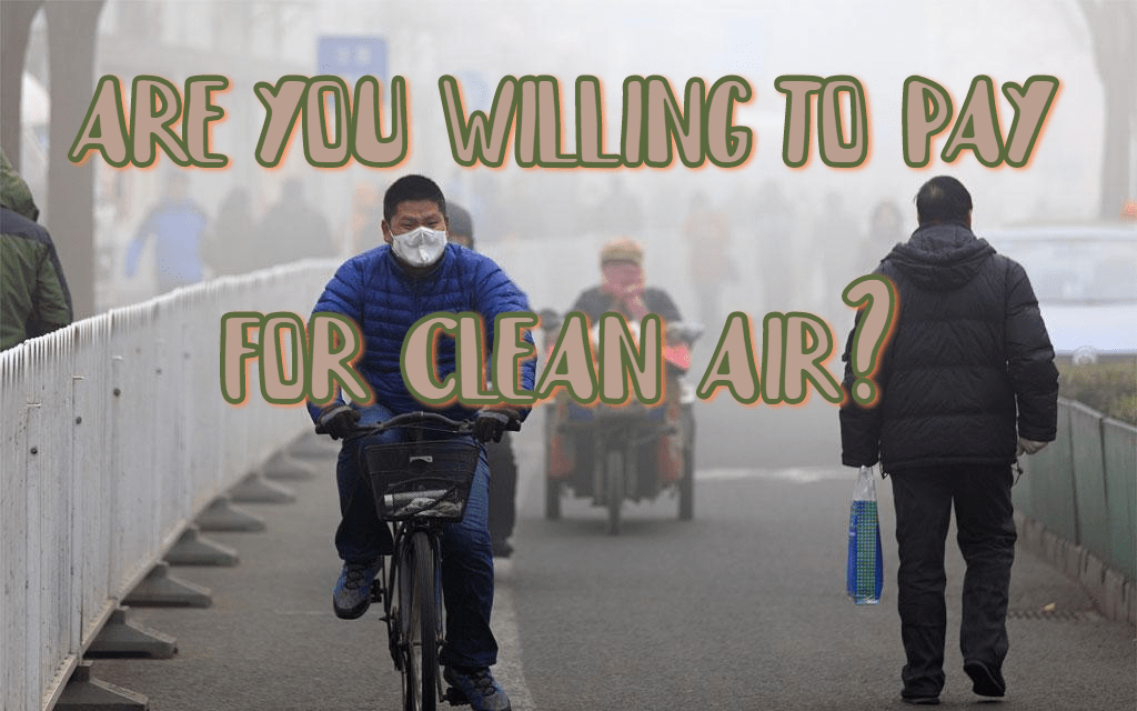 סקר – מי מוכן לשלם על אוויר&nbsp;נקי