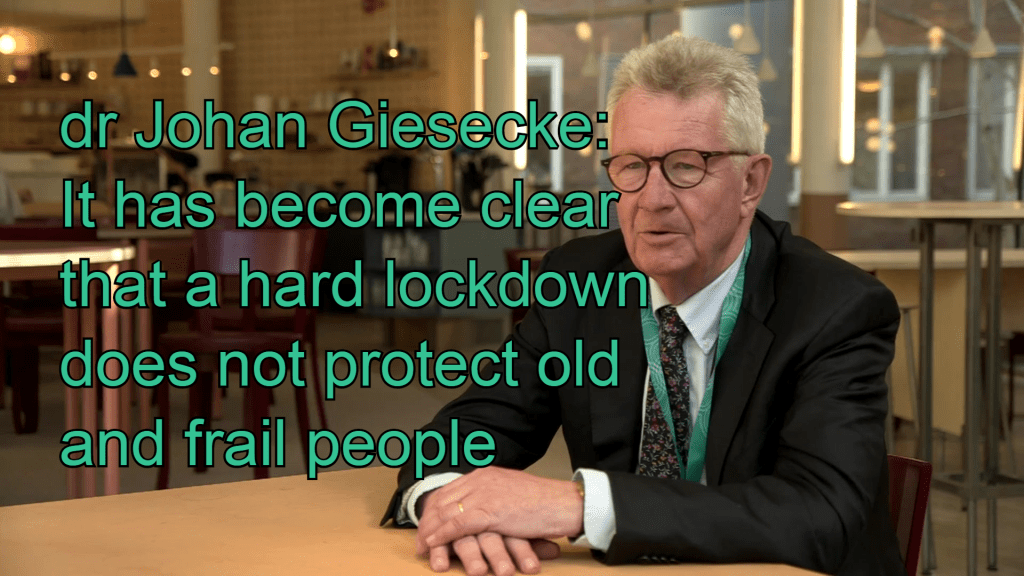 ד"ר Johan Giesecke היועץ לענייני קורונה בשוודיה