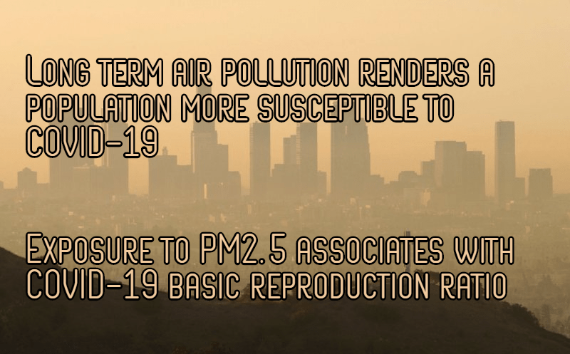 זיהום אוויר ופנדמיות – שילוב&nbsp;מסוכן