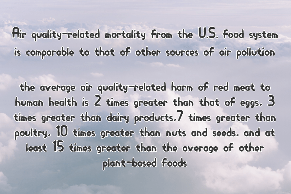 הקשר של תעשיות המזון לזיהום אוויר ולמוות בטרם&nbsp;עת