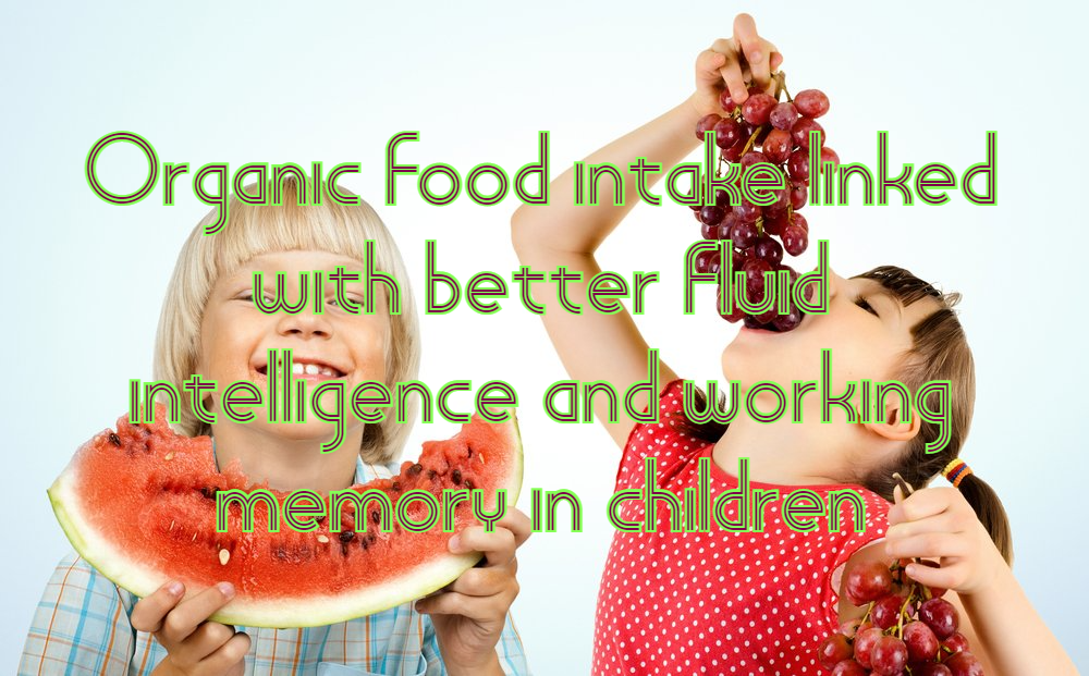 ילדים שאוכלים מזון אורגני קיבלו ציונים קוגניטיביים גבוהים&nbsp;יותר