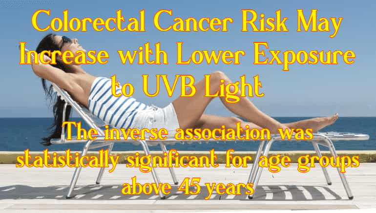אי חשיפה לשמש מעלה סיכון לסרטן המעי הגס במיוחד אצל&nbsp;מבוגרים