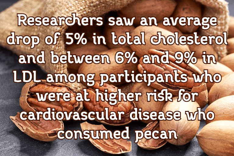 העשרת התזונה בפקאנים משפרת פרופיל שומנים בדם ומורידה סיכון למחלות לב וכלי&nbsp;דם