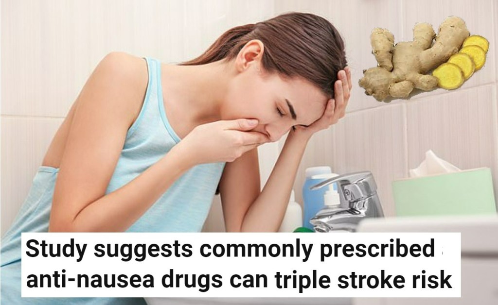 תרופות נוגדות בחילה נפוצות יכולות לשלש את הסיכון לשבץ מוחי – מה יש לג'ינג'ר להציע?