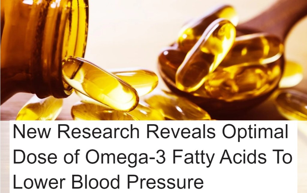 אומגה-3 ולחץ דם: מטה-אנליזה של ניסויים מבוקרים&nbsp;אקראיים