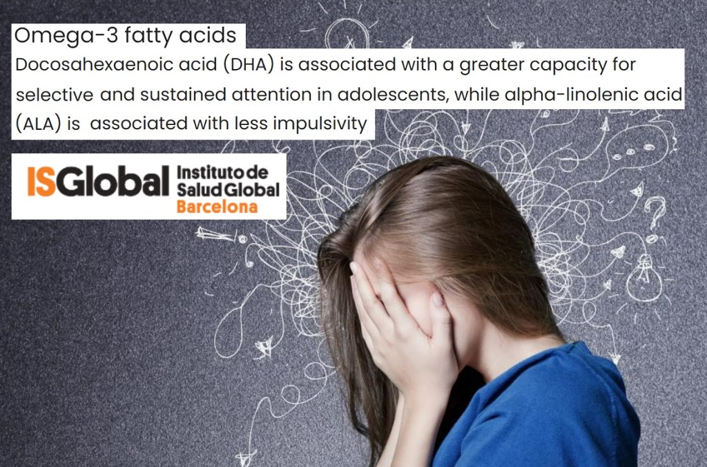 חומצות שומן מסוג אומגה 3 – קשב סלקטיבי מתמשך ואימפולסיביות נמוכה אצל&nbsp;מתבגרים