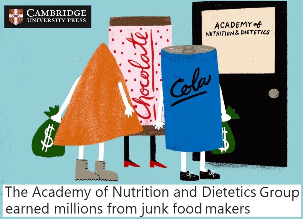 אקדמיה לתזונה 'Nutrition and Dietetics' מסובסדת ומושקעת בתעשיית המזון&nbsp;המעובד