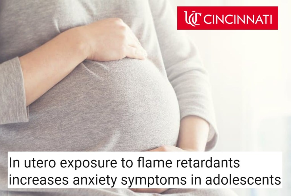 חשיפה למעכבי בעירה ברחם קשורה לחרדה&nbsp;בהתבגרות