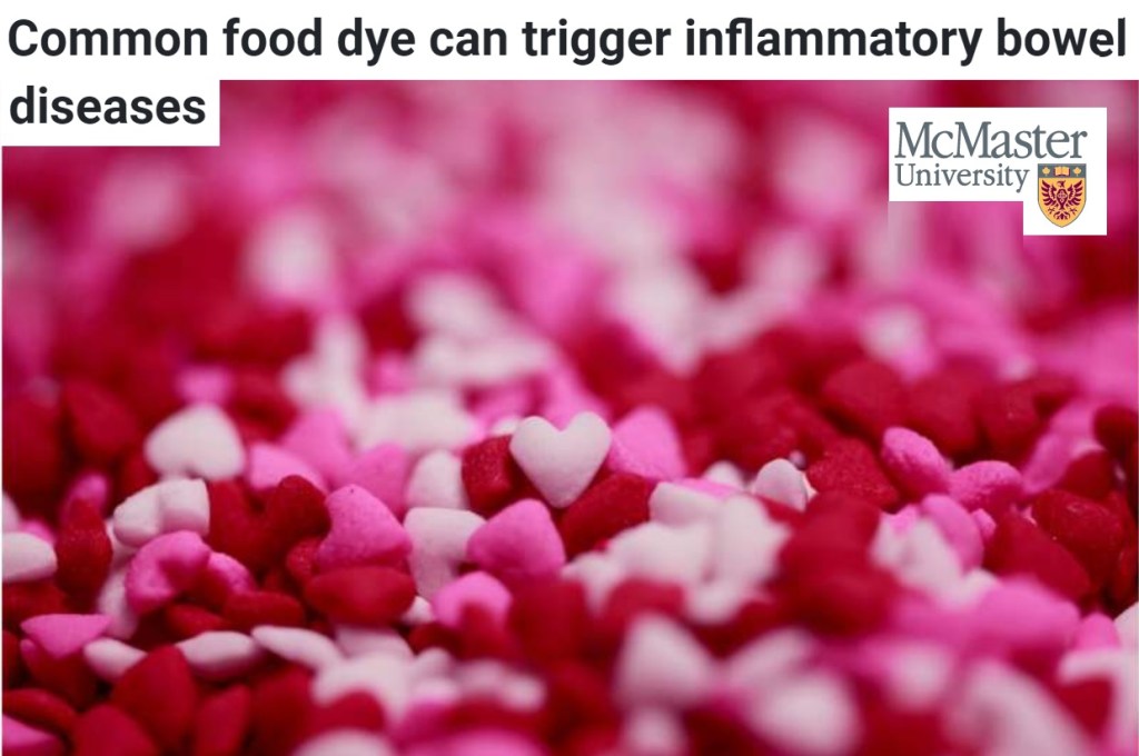 צריכה ארוכת טווח של צבע מאכל Allura Red (E-131) יכולה להיות טריגר פוטנציאלי למחלות מעי דלקתיות&nbsp;(IBDs)