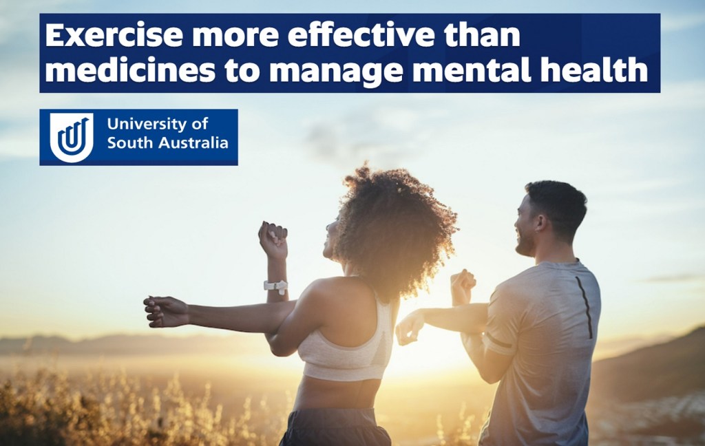 פעילות גופנית יעילה יותר מתרופות לניהול בריאות&nbsp;הנפש