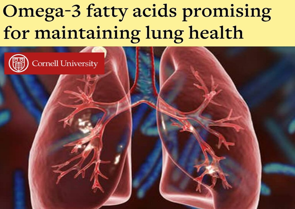 אומגה 3 – אסטרטגיה מבטיחה למניעת ירידה בתפקודי הריאות ולחסימה בדרכי&nbsp;הנשימה