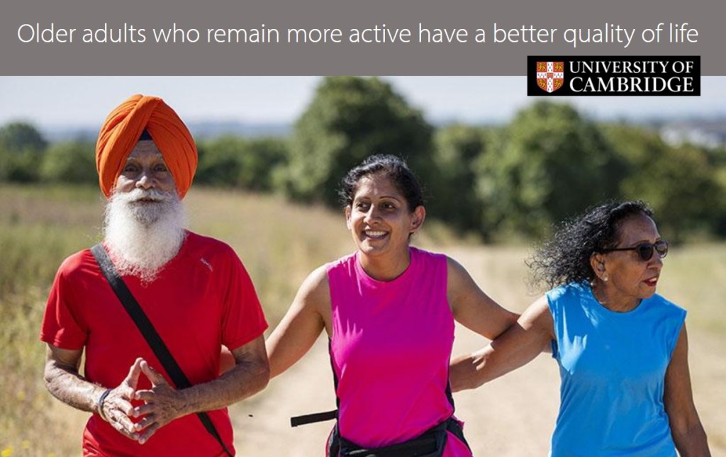 לאנשים מבוגרים שנשארים פעילים יותר יש איכות חיים טובה&nbsp;יותר