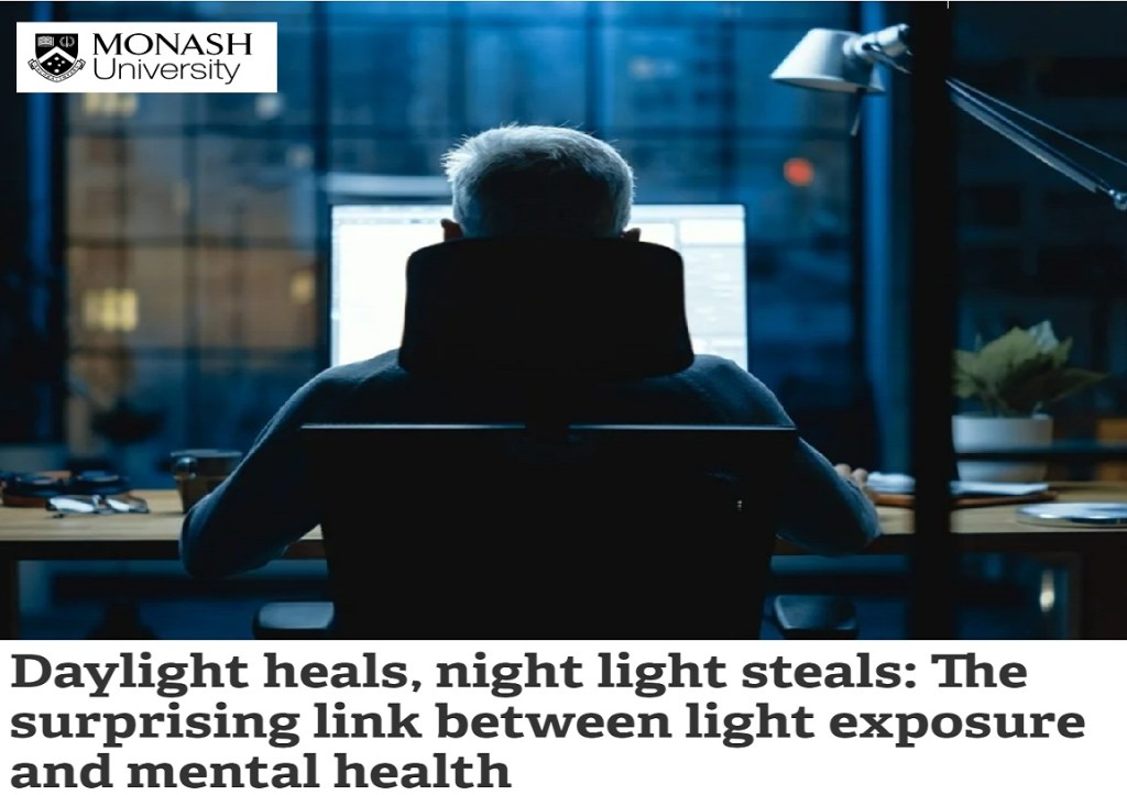 הקשר בין חשיפה לאור מלאכותי והפרעות&nbsp;נפשיות