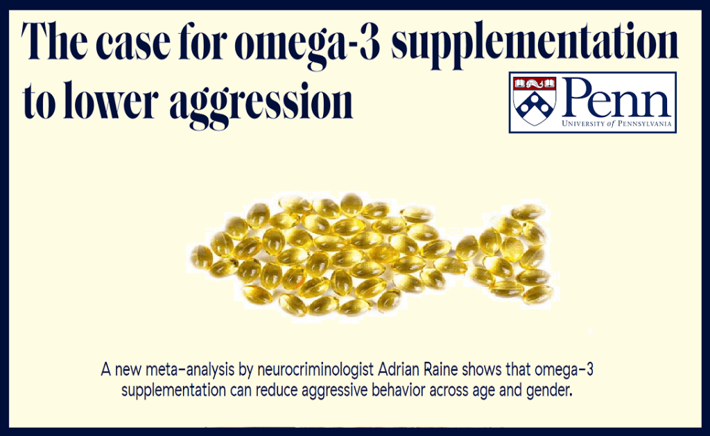 אומגה 3 מוריד&nbsp;תוקפנות