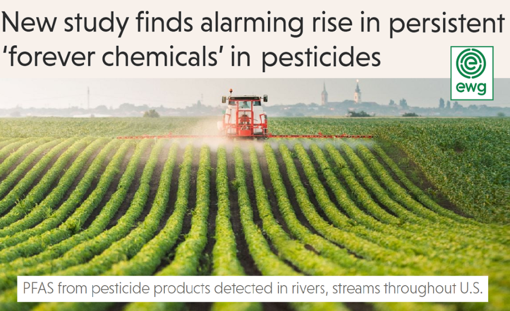 עלייה מדאיגה של PFAS בחומרי&nbsp;הדברה
