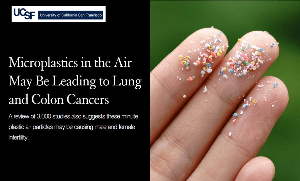 מיקרופלסטיק עשוי להוביל לסרטן ריאות, מעי גס ואי פוריות של גברים&nbsp;ונשים